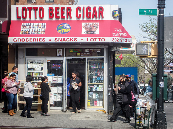 Marian - Newsstand on a Sunny Day: 9th Street, Park Slope