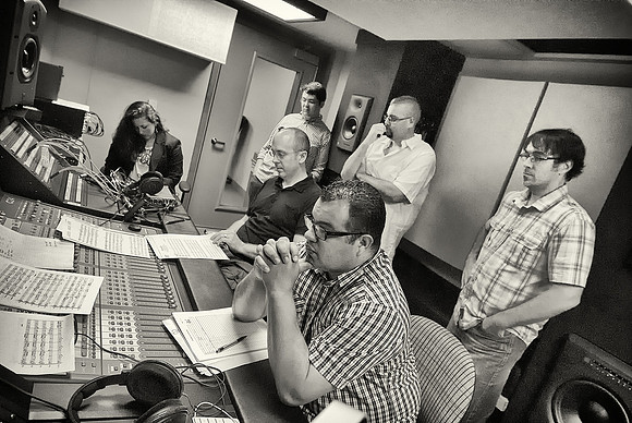 Triton Brass in the recording studio